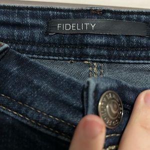 Fidelity Belvedere jeans, dark wash size 26